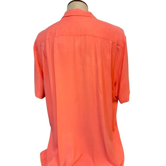 Tommy Bahama Coral Short-Sleeve Button-Up Shirt XXL Mens Silk Shirt - Picture 3 of 4